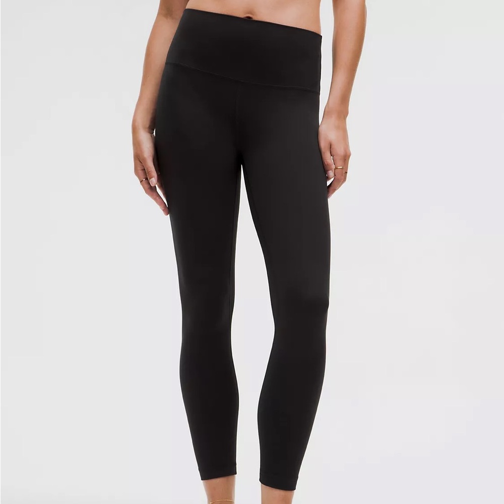 lululemon wunder under pant legging 25” size 4 black
